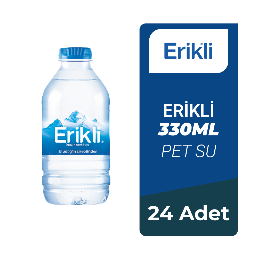 Erikli 330Ml Pet Su 24 Adet