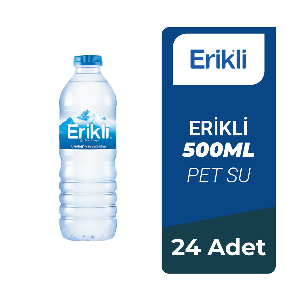 Erikli 500Ml Pet Su 24 Adet - 